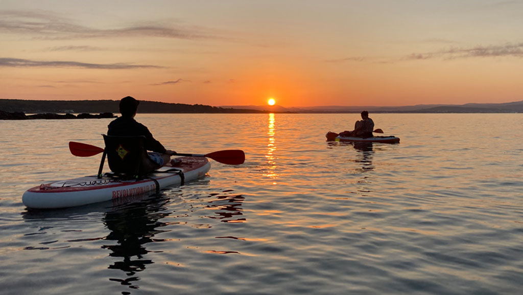 Sunrise in accessible sup